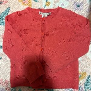 Bonpoint Coral Cardigan Sweater